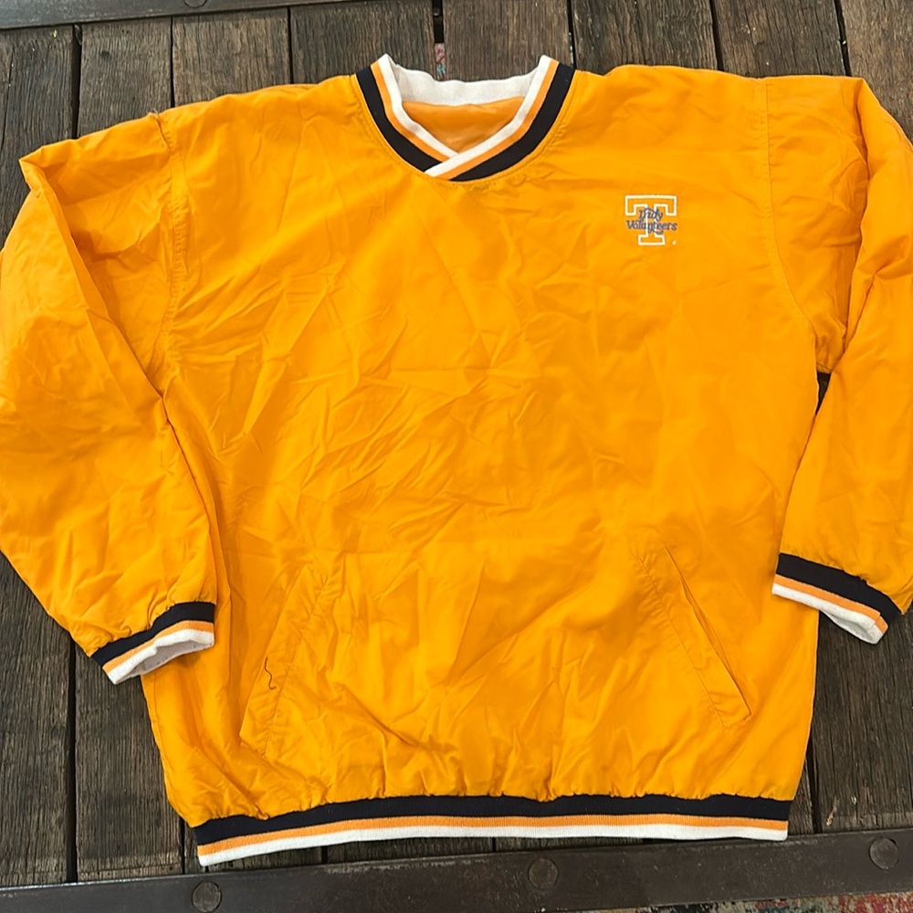 Retro Vintage Tennessee Lady Volunteers Unisex Windbreaker Jacket L as is